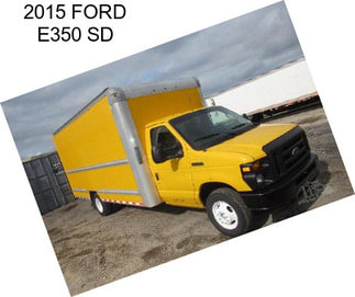 2015 FORD E350 SD