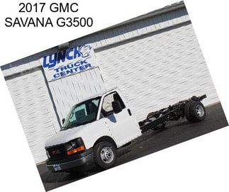 2017 GMC SAVANA G3500