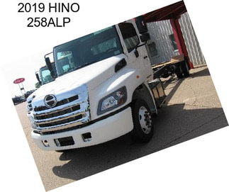 2019 HINO 258ALP