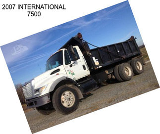 2007 INTERNATIONAL 7500