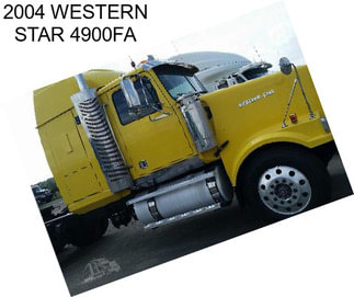 2004 WESTERN STAR 4900FA