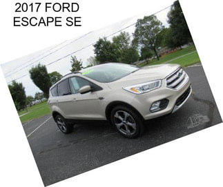 2017 FORD ESCAPE SE