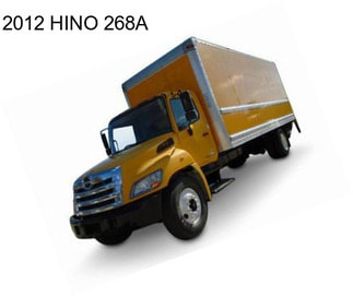 2012 HINO 268A