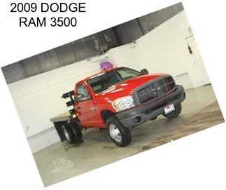 2009 DODGE RAM 3500