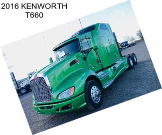 2016 KENWORTH T660