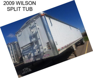 2009 WILSON SPLIT TUB