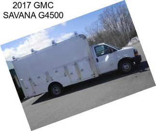 2017 GMC SAVANA G4500