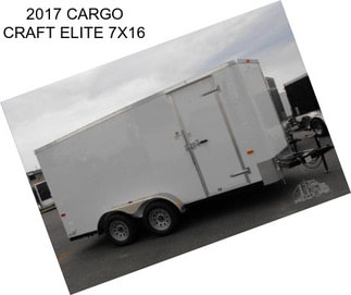 2017 CARGO CRAFT ELITE 7X16