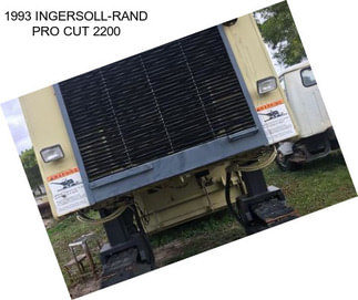 1993 INGERSOLL-RAND PRO CUT 2200