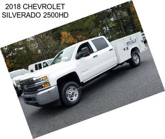 2018 CHEVROLET SILVERADO 2500HD