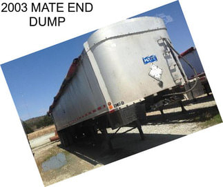 2003 MATE END DUMP