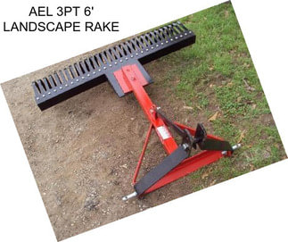 AEL 3PT 6\' LANDSCAPE RAKE