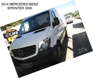 2014 MERCEDES-BENZ SPRINTER 3500