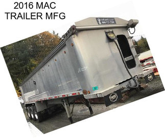 2016 MAC TRAILER MFG