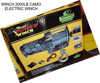 WINCH 2000LB CAMO ELECTRIC WINCH