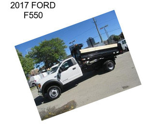 2017 FORD F550