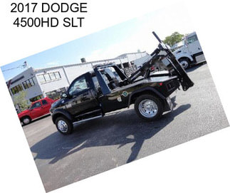 2017 DODGE 4500HD SLT