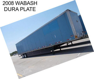 2008 WABASH DURA PLATE