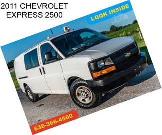 2011 CHEVROLET EXPRESS 2500