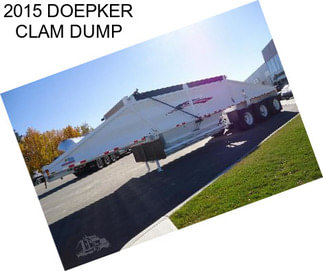 2015 DOEPKER CLAM DUMP