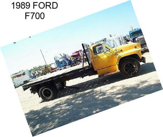 1989 FORD F700