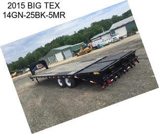 2015 BIG TEX 14GN-25BK-5MR