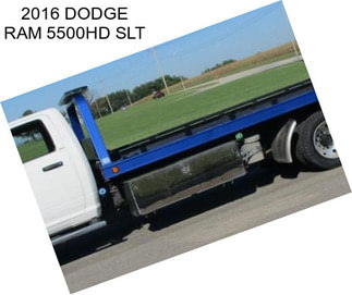 2016 DODGE RAM 5500HD SLT