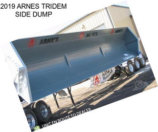 2019 ARNES TRIDEM SIDE DUMP