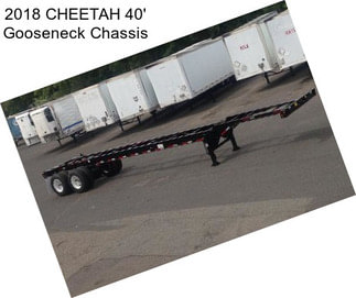 2018 CHEETAH 40\' Gooseneck Chassis