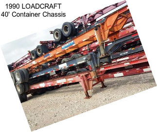 1990 LOADCRAFT 40\' Container Chassis