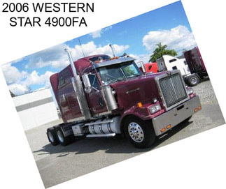2006 WESTERN STAR 4900FA