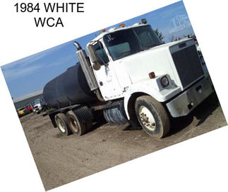 1984 WHITE WCA