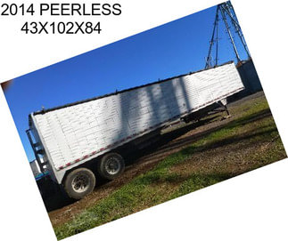 2014 PEERLESS 43X102X84