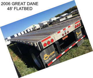 2006 GREAT DANE 48\' FLATBED