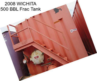 2008 WICHITA 500 BBL Frac Tank