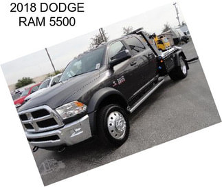 2018 DODGE RAM 5500