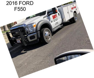 2016 FORD F550
