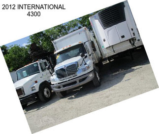 2012 INTERNATIONAL 4300