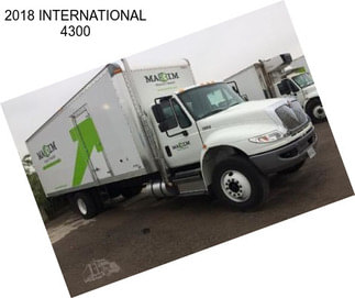 2018 INTERNATIONAL 4300