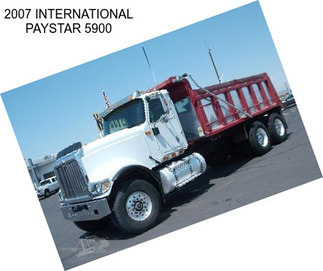 2007 INTERNATIONAL PAYSTAR 5900