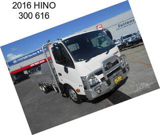 2016 HINO 300 616