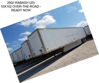 2002 WABASH (20) 53X102 OVER-THE-ROAD - READY NOW