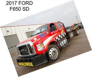 2017 FORD F650 SD