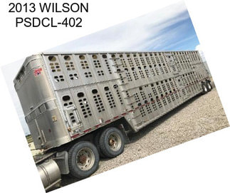 2013 WILSON PSDCL-402