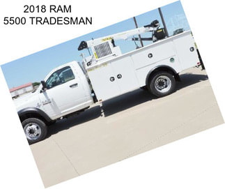 2018 RAM 5500 TRADESMAN