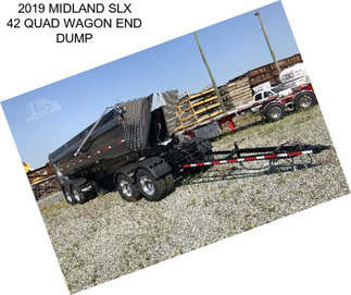 2019 MIDLAND SLX 42 QUAD WAGON END DUMP