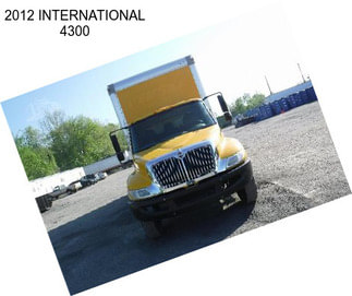 2012 INTERNATIONAL 4300