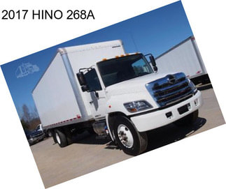 2017 HINO 268A