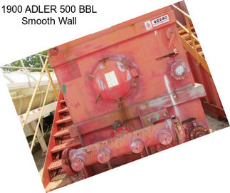 1900 ADLER 500 BBL Smooth Wall