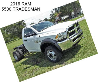 2016 RAM 5500 TRADESMAN